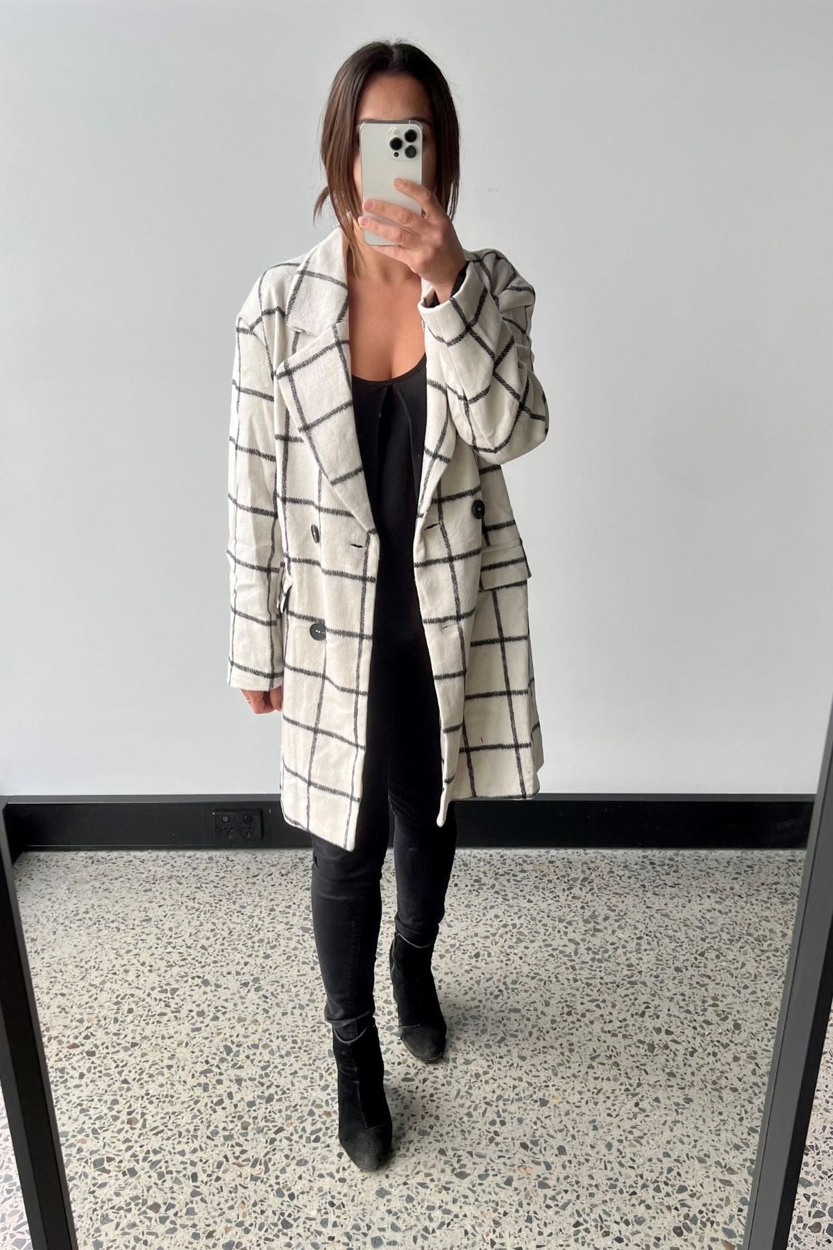 Jolie Coat - White- Final Sale