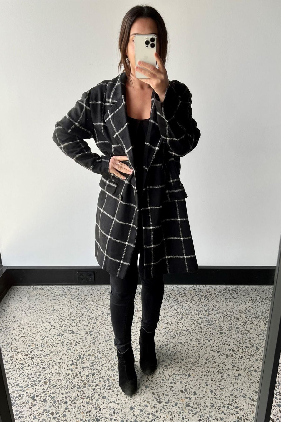 Jolie Coat - Black- Final Sale