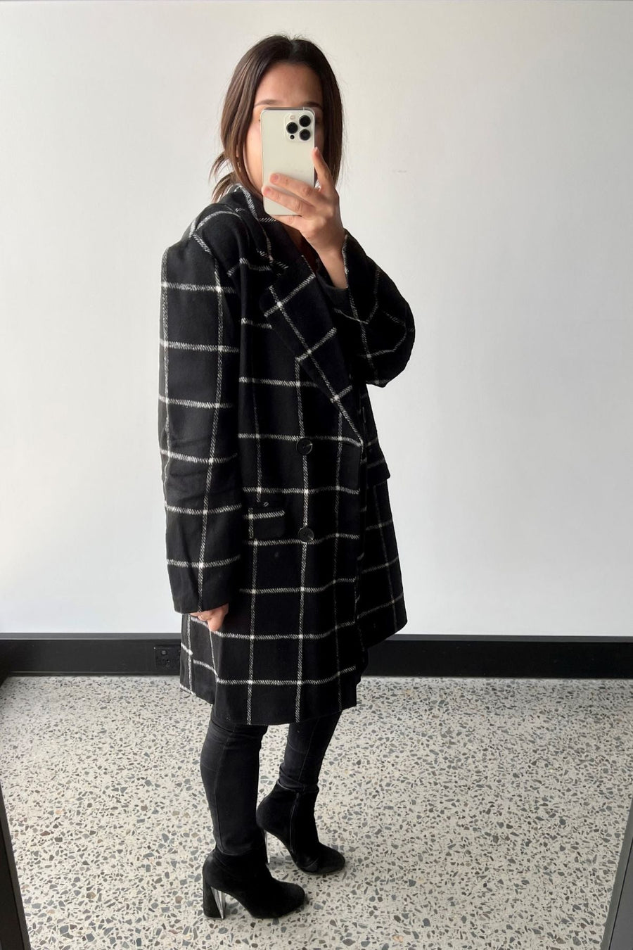 Jolie Coat - Black- Final Sale